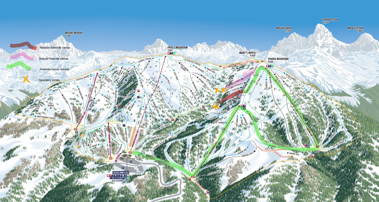 Freeride Access Map